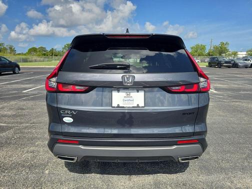 Gray 2025 Honda CR-V Hybrid Sport FWD