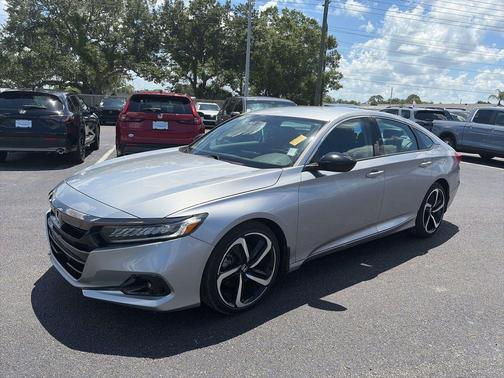 Lunar Silver Metallic 2021 Honda Accord Sport SE 1.5T