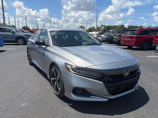 Lunar Silver Metallic 2021 Honda Accord Sport SE 1.5T