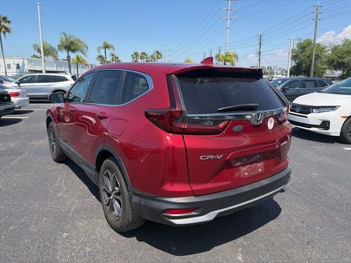 Maroon 2021 Honda CR-V AWD EX