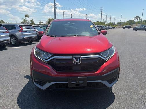 Maroon 2021 Honda CR-V AWD EX