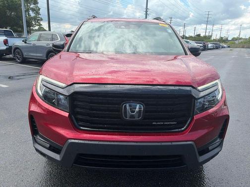 Radiant Red Metallic II 2025 Honda Passport AWD Black