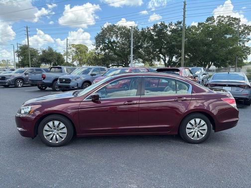 Basque Red Pearl 2010 Honda Accord 2.4 LX