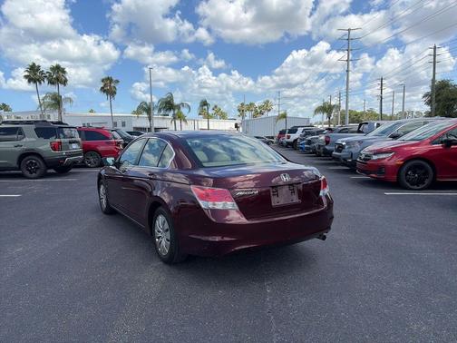 Basque Red Pearl 2010 Honda Accord 2.4 LX