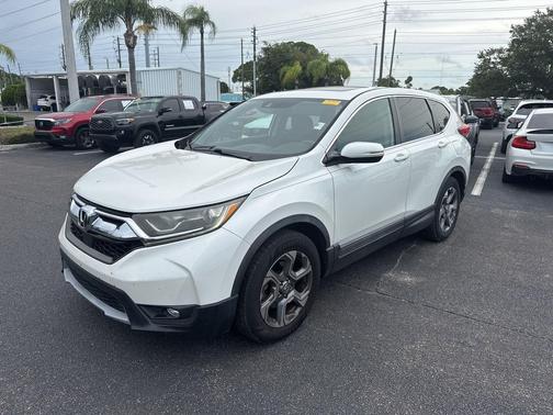 White Diamond Pearl 2018 Honda CR-V EX