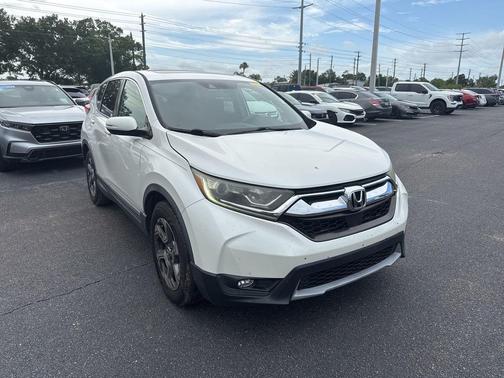White Diamond Pearl 2018 Honda CR-V EX