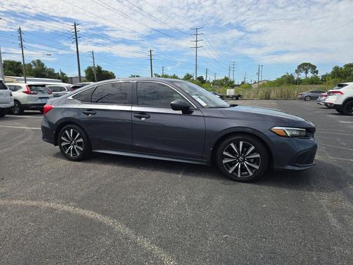 Gray 2023 Honda Civic EX