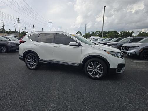 Platinum White Pearl 2021 Honda CR-V 2WD Touring