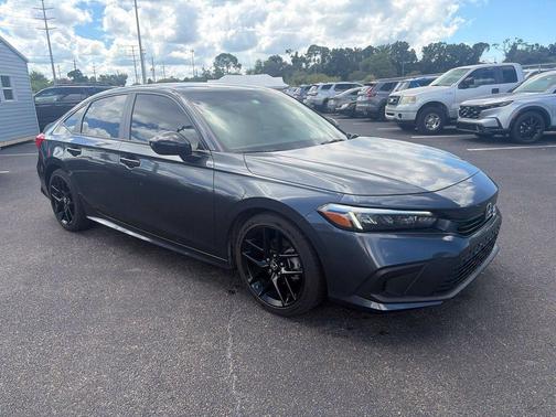 Aegean Blue Metallic 2024 Honda Civic Sport