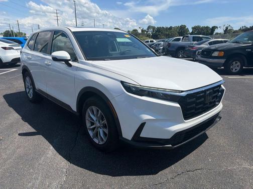 Platinum White Pearl 2023 Honda CR-V EX