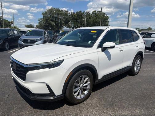 Platinum White Pearl 2023 Honda CR-V EX
