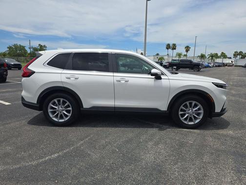 Platinum White Pearl 2023 Honda CR-V EX