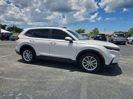 Platinum White Pearl 2025 Honda CR-V EX 2WD