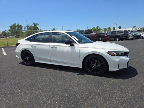 Platinum White Pearl 2026 Honda Civic Sport