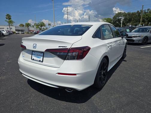 Platinum White Pearl 2026 Honda Civic Sport