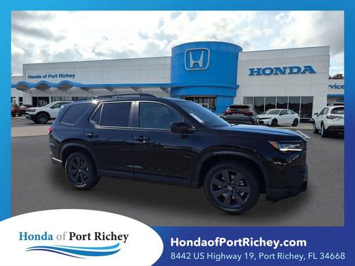 Crystal Black Pearl 2026 Honda Pilot Sport