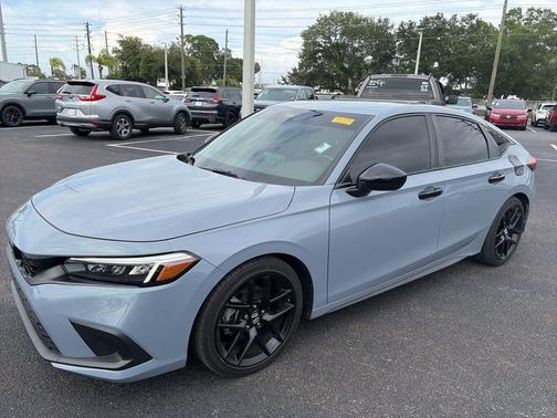 Grey 2024 Honda Civic Sport