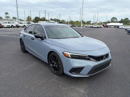 Grey 2024 Honda Civic Sport