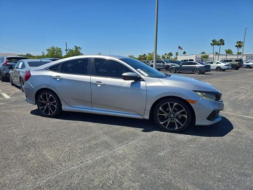 Lunar Silver Metallic 2020 Honda Civic Sport