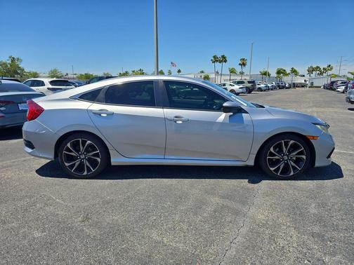 Lunar Silver Metallic 2020 Honda Civic Sport