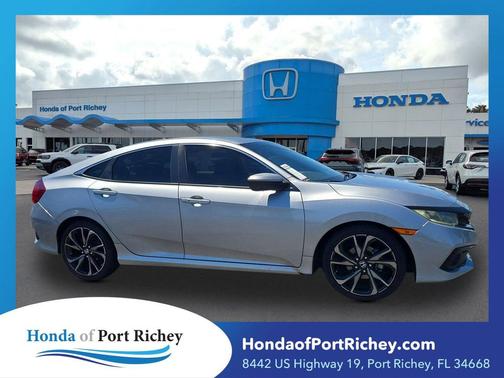 Lunar Silver Metallic 2020 Honda Civic Sport