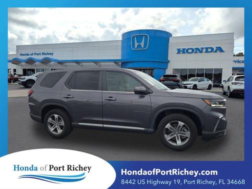 Modern Steel Metallic 2025 Honda Pilot EX-L