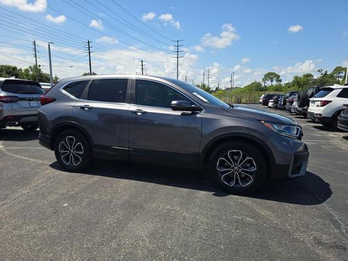 Gray 2021 Honda CR-V 2WD EX