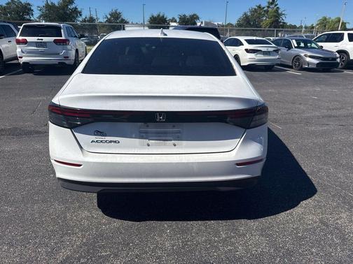 Platinum White Pearl 2024 Honda Accord EX