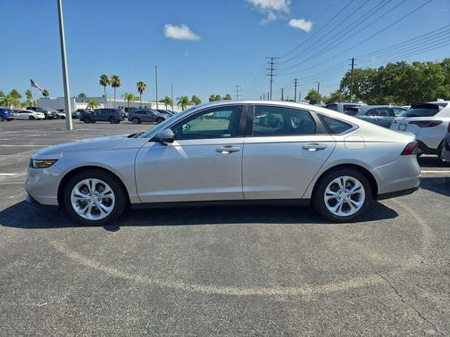 Solar Silver Metallic 2025 Honda Accord LX 1.5T