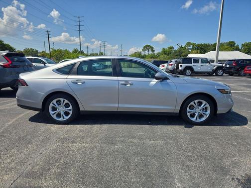 Solar Silver Metallic 2025 Honda Accord LX 1.5T
