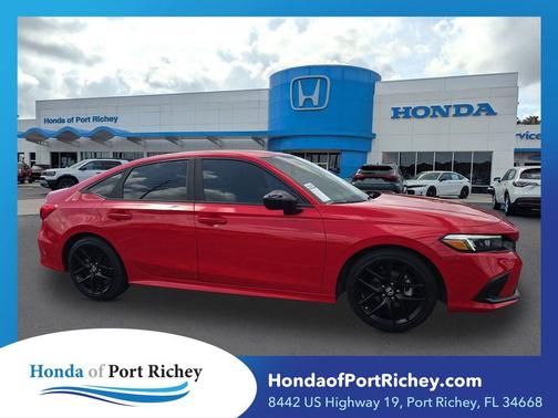 Rallye Red 2024 Honda Civic Sport