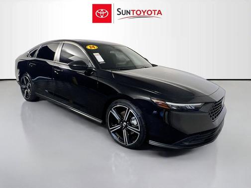 Crystal Black Pearl 2024 Honda Accord Hybrid Sport