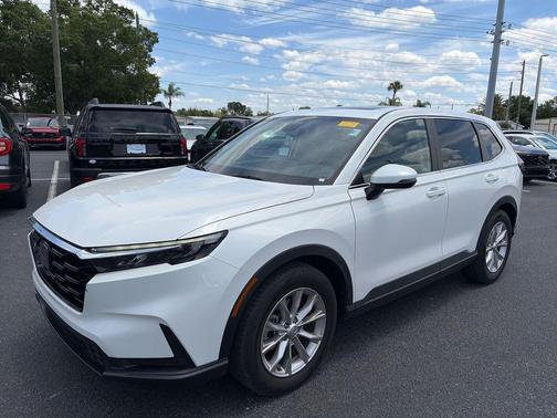 Platinum White Pearl 2024 Honda CR-V EX 2WD