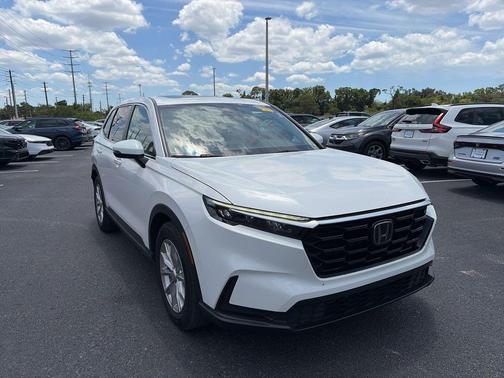 Platinum White Pearl 2024 Honda CR-V EX 2WD
