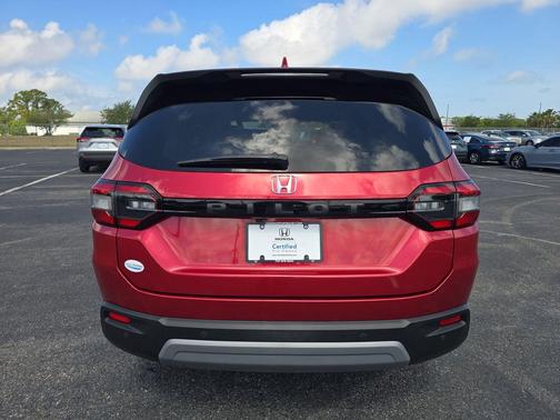 Radiant Red 2023 Honda Pilot 2WD EX-L 8 Passenger