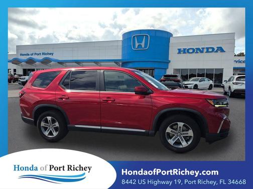 Radiant Red 2023 Honda Pilot 2WD EX-L 8 Passenger
