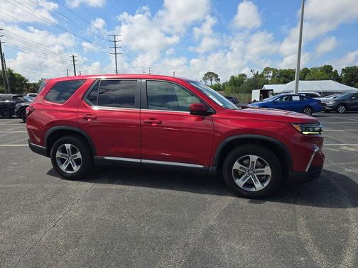 Radiant Red 2023 Honda Pilot 2WD EX-L 8 Passenger