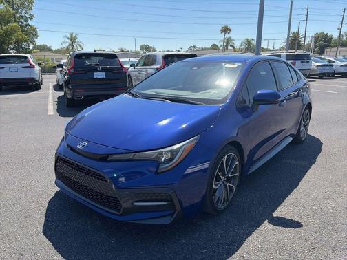 Blue Crush Metallic 2021 Toyota Corolla SE