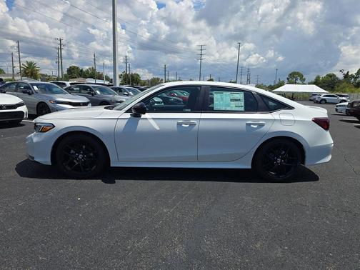 Platinum White 2026 Honda Civic Sport