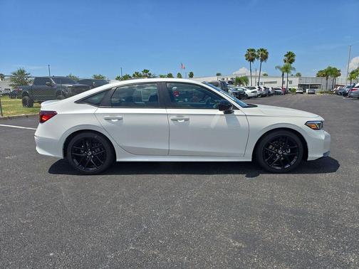 Platinum White 2026 Honda Civic Sport