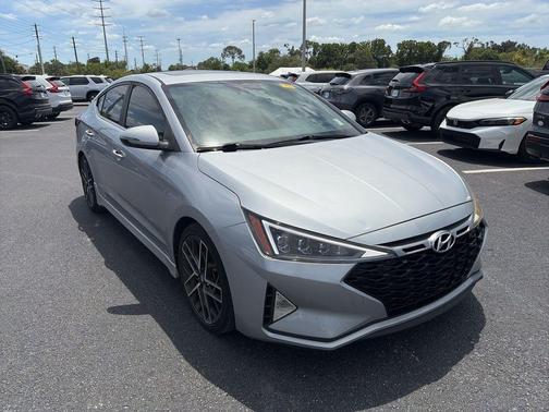 Stellar Silver 2020 Hyundai ELANTRA Sport