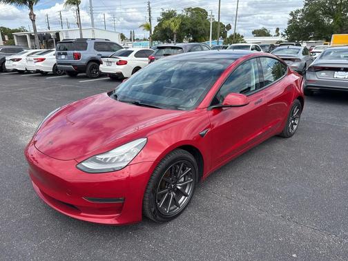 Red Multi-Coat 2018 Tesla Model 3 Long Range