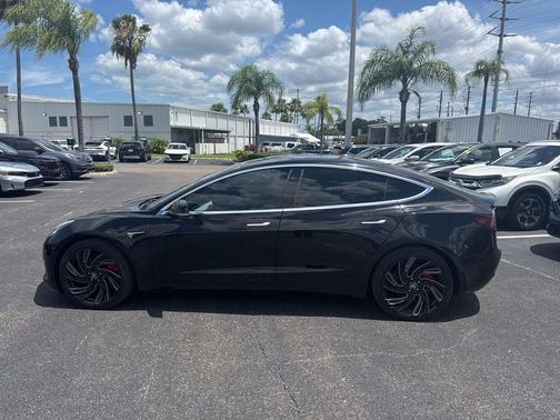 Solid Black 2018 Tesla Model 3 Long Range