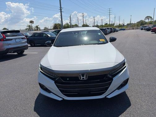 Platinum White Pearl 2021 Honda Accord Sport 1.5T