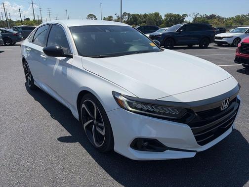 Platinum White Pearl 2021 Honda Accord Sport 1.5T
