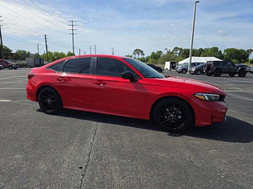 Rallye Red 2025 Honda Civic Sport