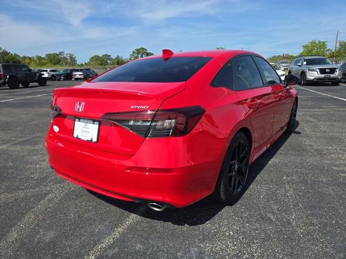 Rallye Red 2025 Honda Civic Sport