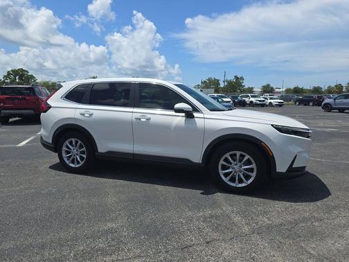 Platinum White Pearl 2024 Honda CR-V EX 2WD