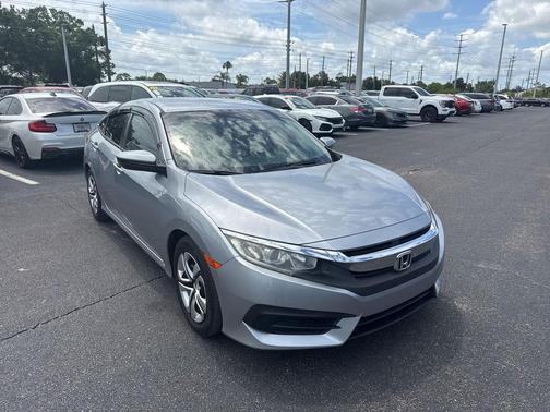 Silver Metallic 2017 Honda Civic LX