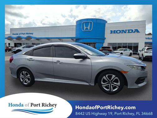 Silver Metallic 2017 Honda Civic LX